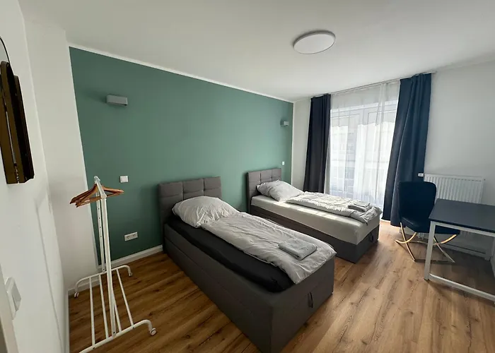 City-krefeld Luxus 3 Mit Balkon 公寓 克雷费尔德