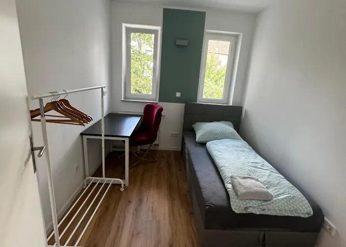 公寓 City-krefeld Luxus 3 Mit Balkon 克雷费尔德